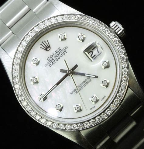 rolex mens with diamonds|Rolex diamond bezel for sale.